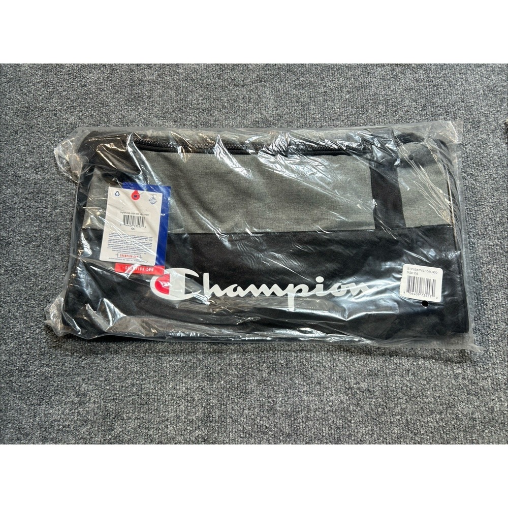 Brand New with Tag CHAMPION Heather Gray Duffle Bag